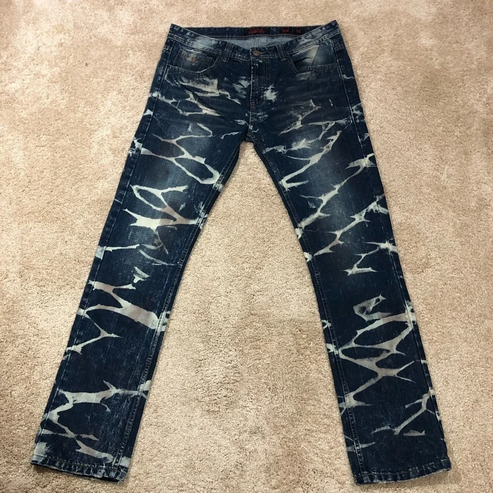 RTGB MENS COOL STRAIGHT LEG JEANS SZ 36W 34L